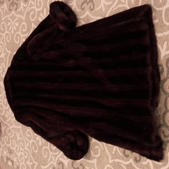 Dennis Basso Faux Fur Mink Coat - Picture 3 of 6